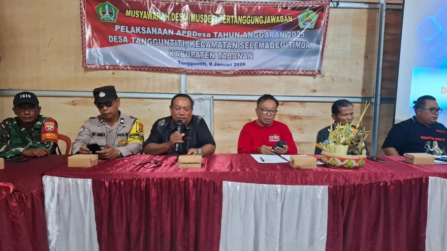 Musyawarah Pertanggungjawaban APBDesa ta 2025